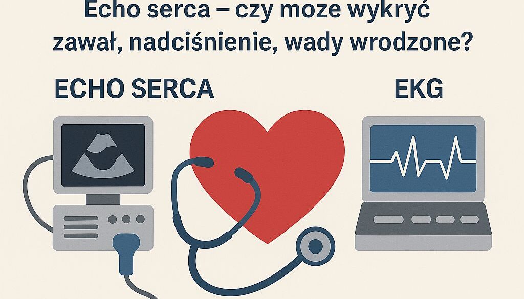 Czy echo serca może wykryć zawał, nadciśnienie, wady wrodzone?