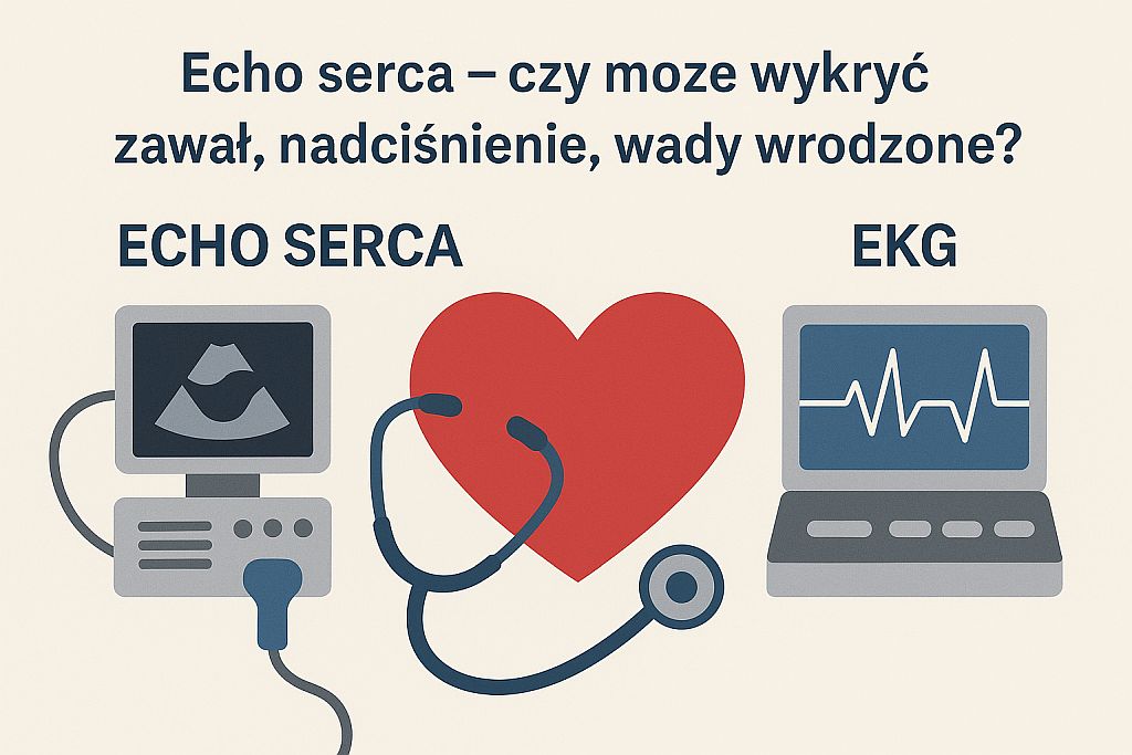 Czy echo serca może wykryć zawał, nadciśnienie, wady wrodzone?